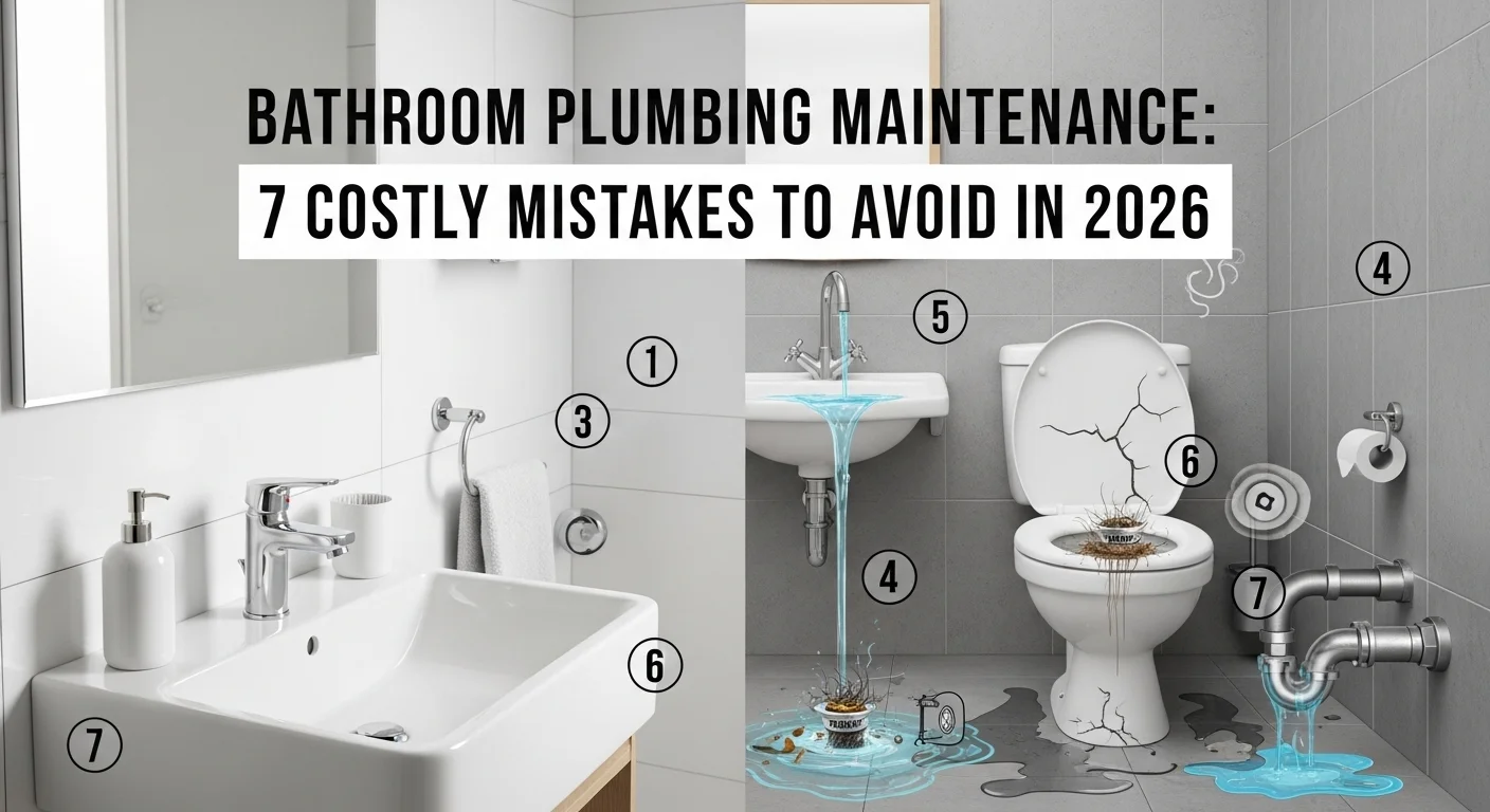 bathroom plumbing maintenance