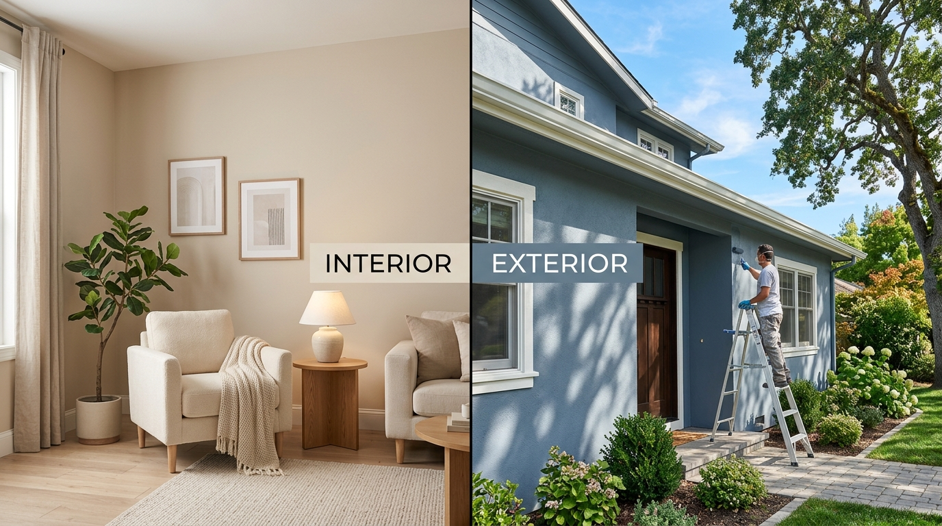 Interior vs Exterior Paint: Key Differences Explained